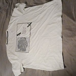 Armani exchange white t shirt size xl